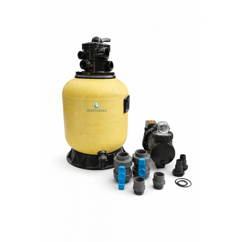 Kit filtrazione piscina 6 m3/h: dettaglio bundle irrifarma.it