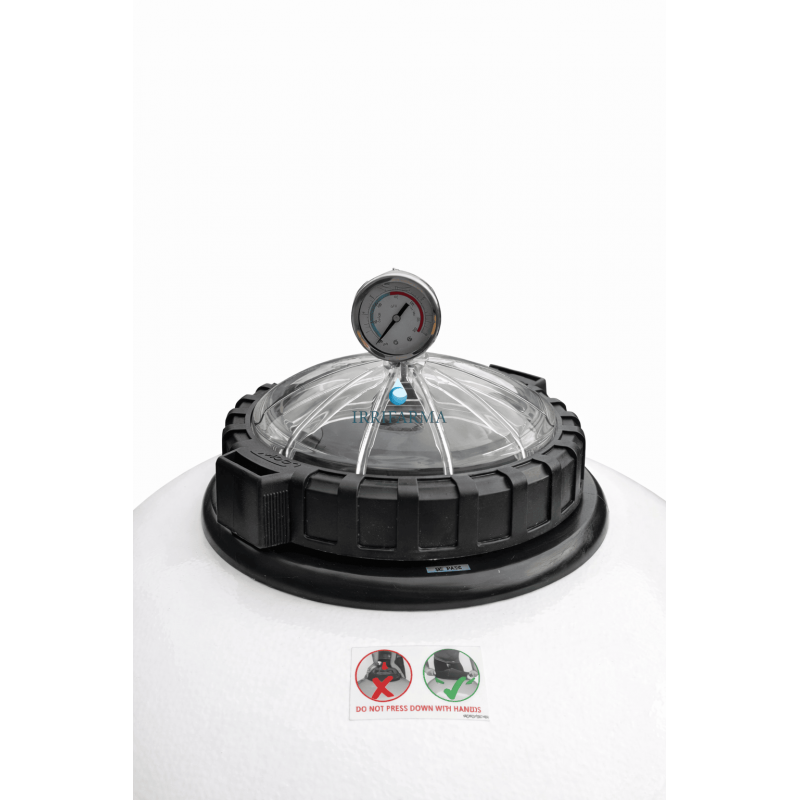 Kit filtrazione piscina 22 m3/h: dettaglio manometro irrifarma.it
