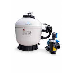 Kit filtrazione piscina 16,5 m3/h: filtro a sabbia 650 + pompa Calpeda 1,5 HP irrifarma.it