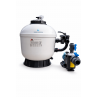 Kit filtrazione piscina 22 m3/h: filtro a sabbia 2" + pompa Calpeda 1,5 HP irrifarma.it