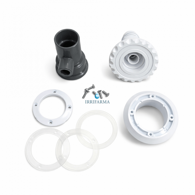 dettaglio componenti Kit bocchetta idromassaggio Serie Jet per liner – aria/acqua Venturi irrifarma.it