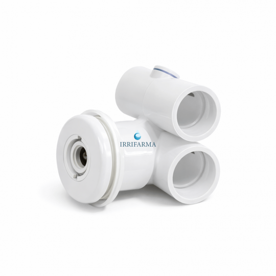 dettaglio attacchi incollaggio Kit bocchetta idromassaggio Slimline aria/acqua per mosaico – Ø32 incollaggio irrifarma.it