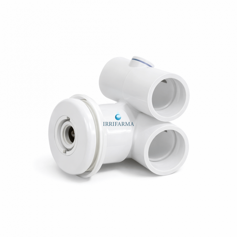 dettaglio attacchi incollaggio Kit bocchetta idromassaggio Slimline aria/acqua per mosaico – Ø32 incollaggio irrifarma.it