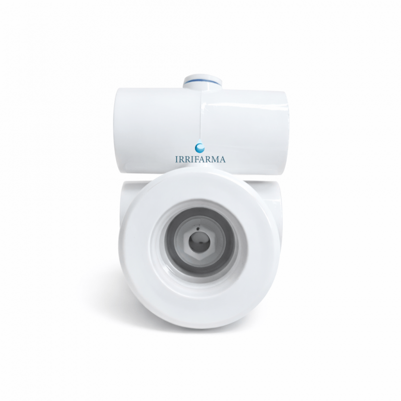 dettaglio ingresso getto Kit bocchetta idromassaggio Slimline aria/acqua per mosaico – Ø32 incollaggio irrifarma.it