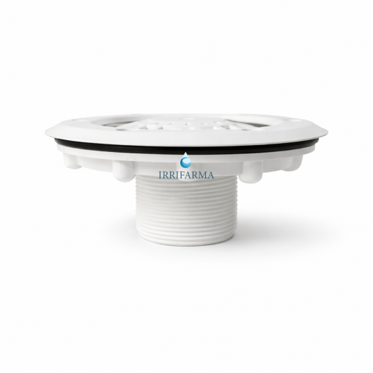 dettaglio Bocchetta mandata pavimento piscina a sfioro in ABS – Ø50 / 2" irrifarma.it
