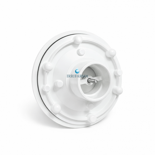 dettaglio attacchi Bocchetta mandata pavimento piscina a sfioro in ABS – Ø50 / 2" irrifarma.it