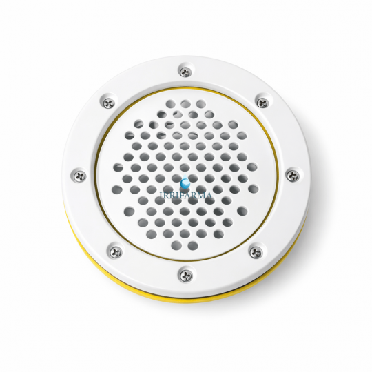 Bocchetta aria idromassaggio piscina a pavimento in ABS – radiale Ø135, 10 m³/h irrifarma.it