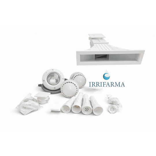 Kit piscina interrata fai da te impianto circolazione a 1 skimmer sfioratore irrifarma.it