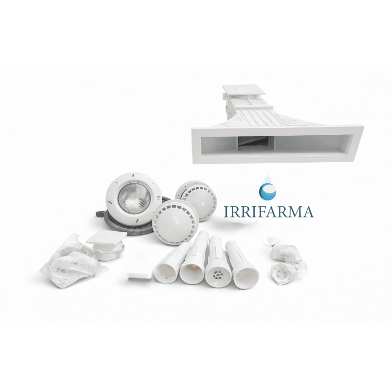 Kit piscina interrata fai da te impianto circolazione a 1 skimmer sfioratore irrifarma.it