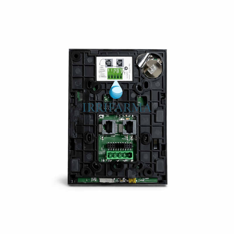 dettaglio centralina lato posteriore Kit 4 fari piscina PAR56 RGBW DMX + centralina 5 zone | Teclumen irrifarma.it