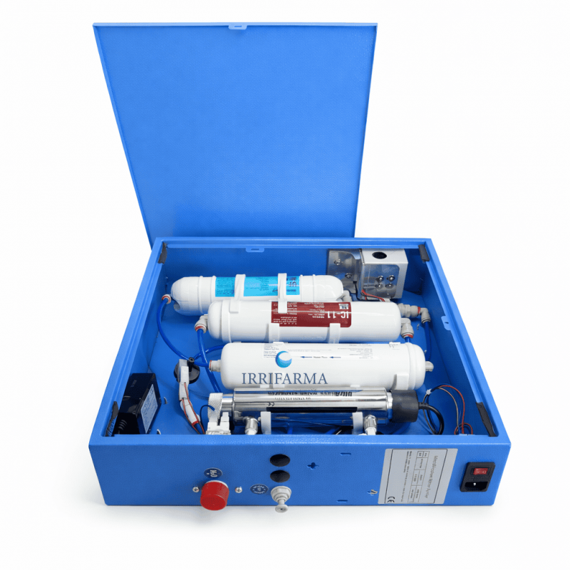 dettaglio cartucce ECOTT V1.6 – Microfiltrazione multistadio con UV 11W irrifarma