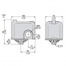 Pressostato meccanico Square D FYG32 10,5 bar autoclave