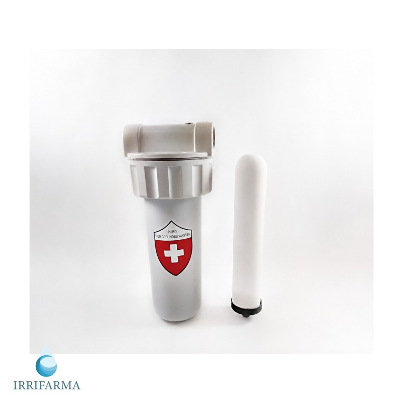 Filtro sottolavello Puro 10" per cartuccia ceramica