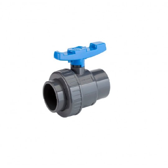 Valvola a sfera PVC-U monoghiera ad incollaggio PN16 Ø16–110 irrifarma.it