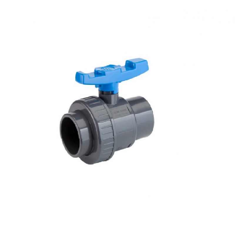 Valvola a sfera PVC-U monoghiera ad incollaggio PN16 Ø16–110 irrifarma.it