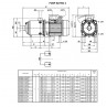 dimensioni Elettropompa multistadio MATRIX 10-4T/1.5T Ebara 380V Trifase irrifarma.it