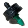Gocciolatore a bottone Netafim 8 L/h verde con marchio in rilievo irrifarma.it