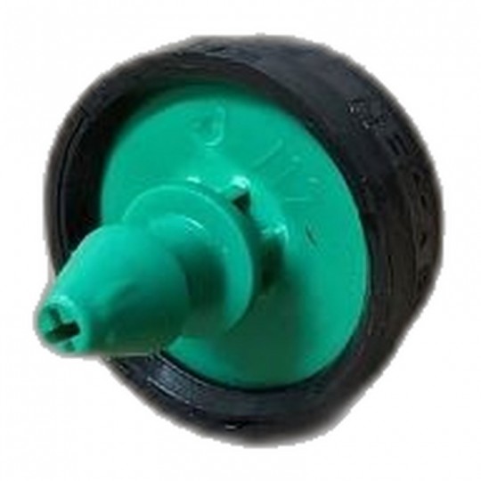 Uscita protetta verde per microtubo 3 mm del gocciolatore a bottone 8 L/h irrifarma.it