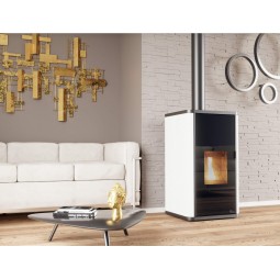 Stufa a nocciolino, pellet e legna Antes 24 kW idro irrifarma.it