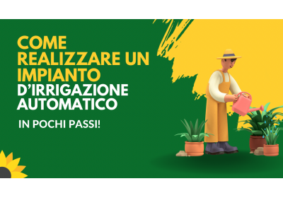 Come realizzare un impianto d'irrigazione automatico efficiente e smart con programmatore a batteria Bluetooth