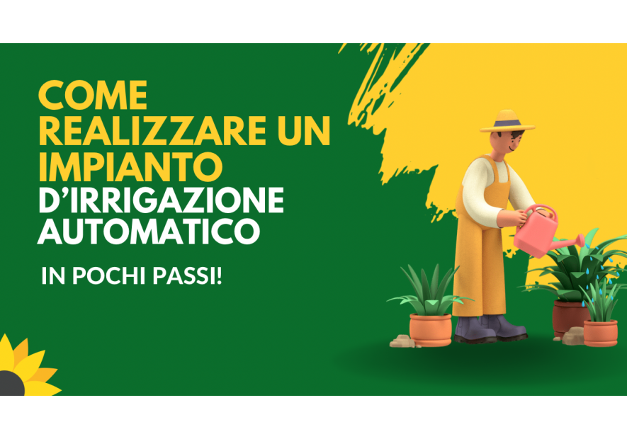 Come realizzare un impianto d'irrigazione automatico efficiente e smart con programmatore a batteria Bluetooth