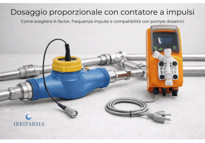Contatore lancia impulsi: dosaggio proporzionale e K-factor