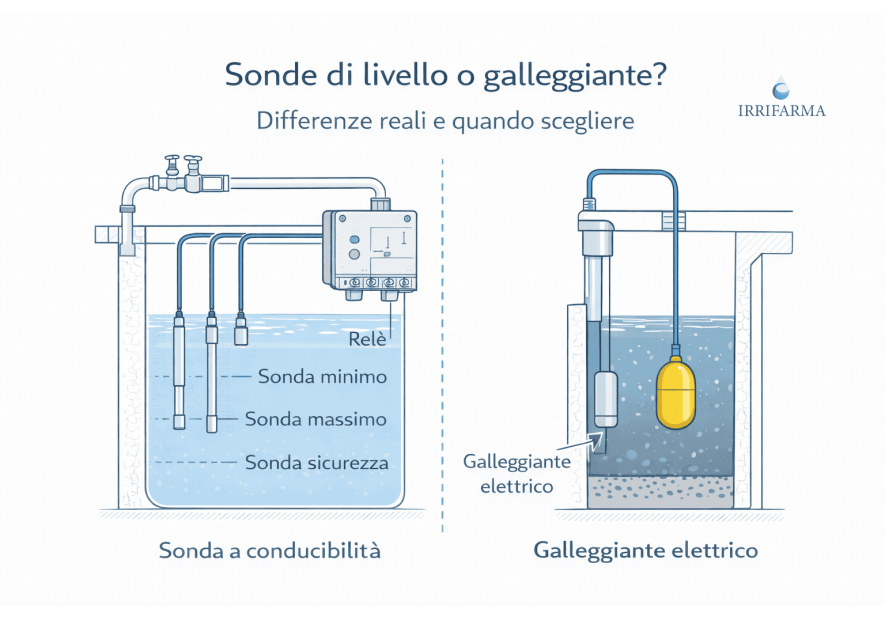 Sonde di livello o galleggiante? Differenze reali e quando scegliere