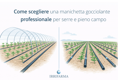 Come scegliere una manichetta gocciolante professionale per serre e pieno campo