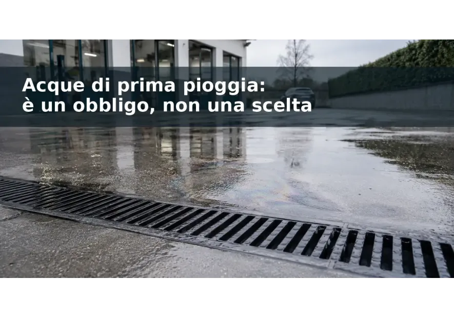 Acque di prima pioggia del piazzale: obblighi e impianto per autolavaggi e autofficine