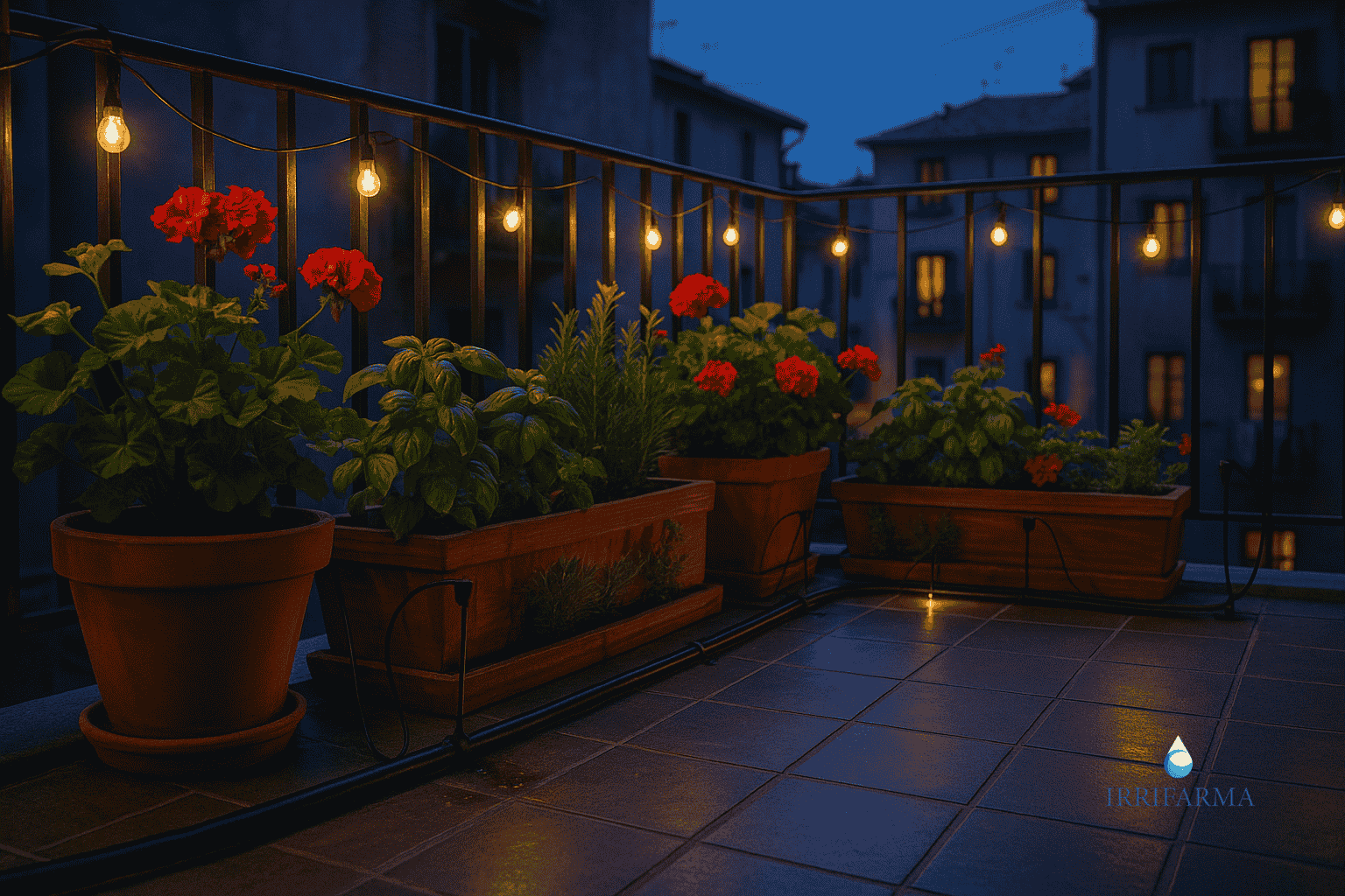 Kit irrigazione a goccia vasi automatica 115 pezzi con programmatore da rubinetto